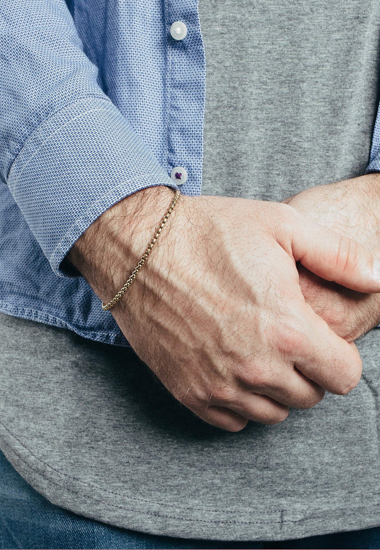 AK-B-BAC-03-Akitsune-Baca-Chain-Link-Bracelet-Gold-Box-Model