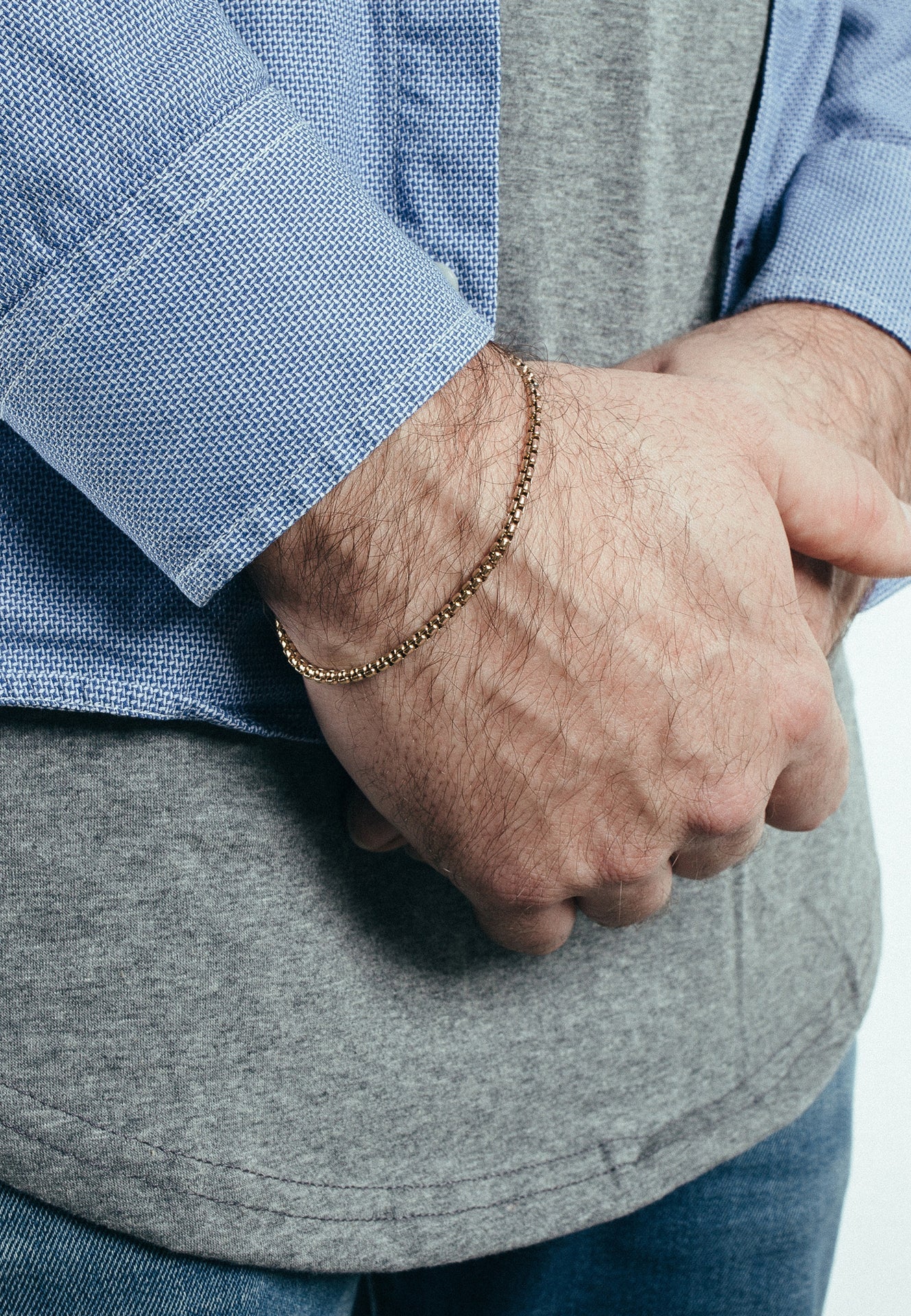 AK-B-BAC-03-Akitsune-Baca-Chain-Link-Bracelet-Rose-Gold-Box-Model