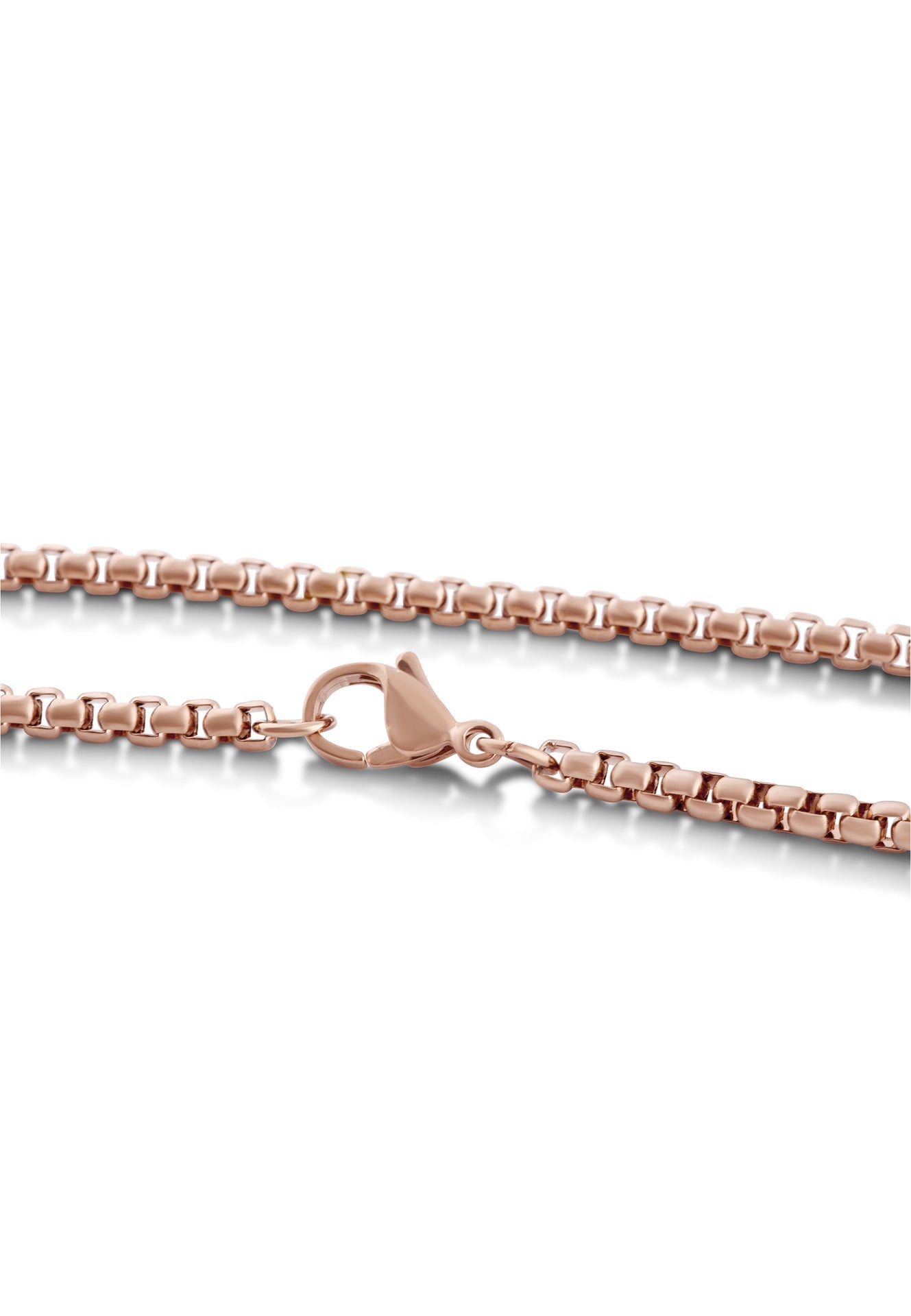 AK-B-BAC-03-Akitsune-Baca-Chain-Link-Bracelet-Rose-Gold-Lobster-Clasp