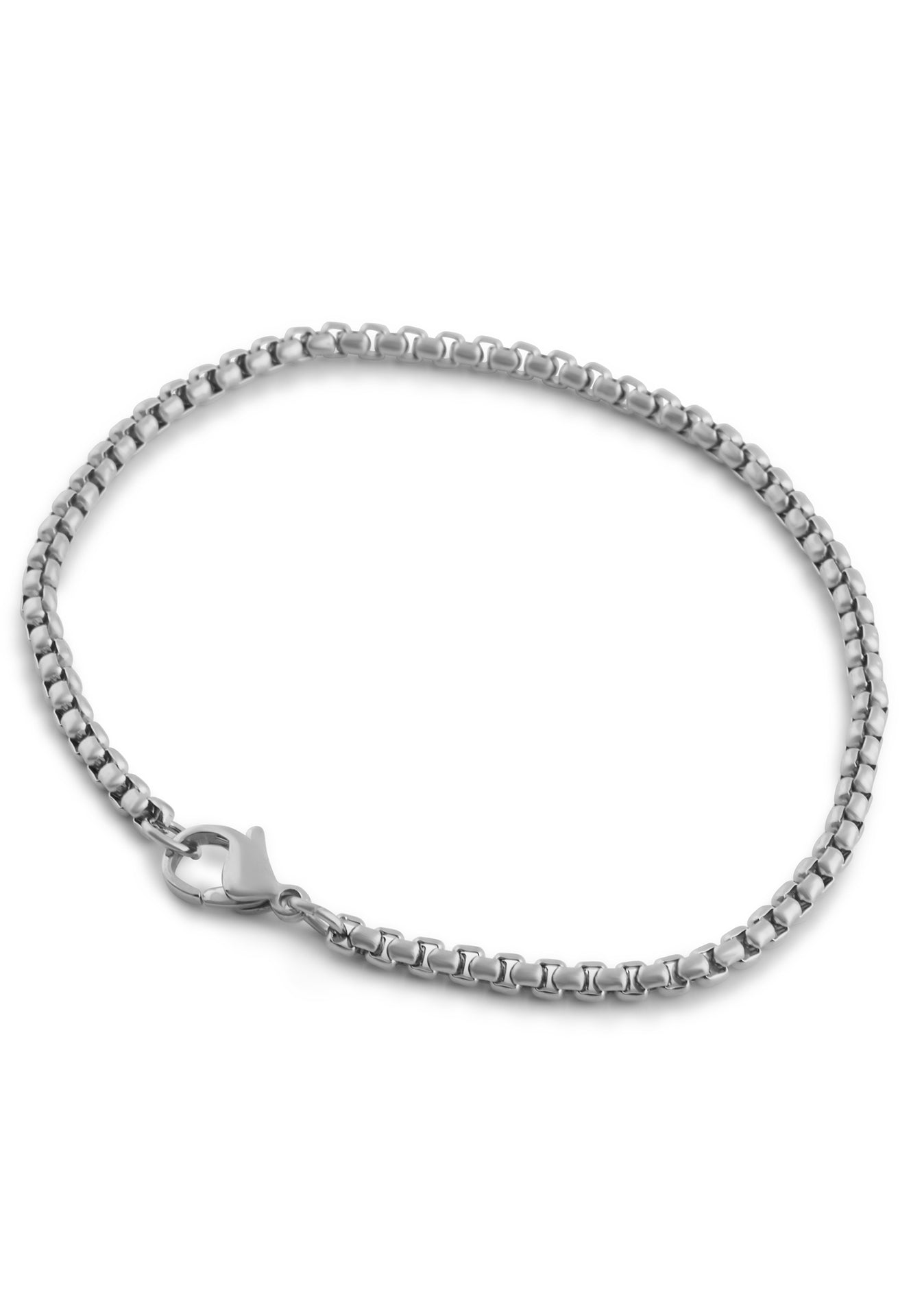 AK-B-BAC-04-Akitsune-Baca-Chain-Link-Bracelet-Silver-Side