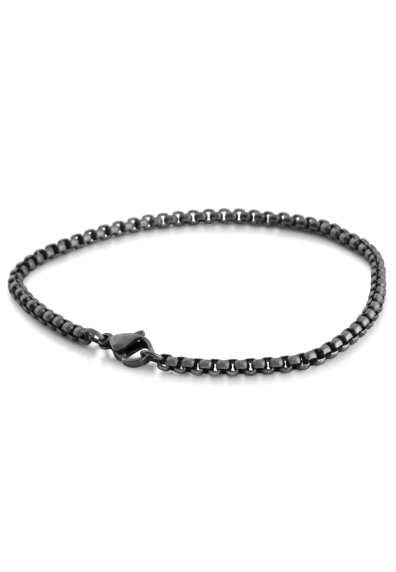 AK-B-BAC-05-Akitsune-Baca-Chain-Bracelet-3mm-Antique-Silver-Side