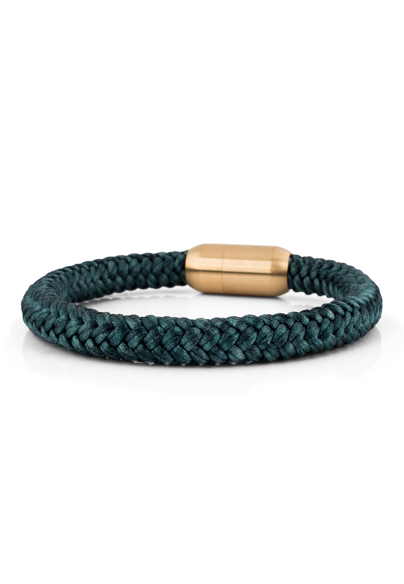 AK-B-POR-10-Akitsune-Portus-Nautical-Rope-Bracelet-Matte-Gold-Green-Side