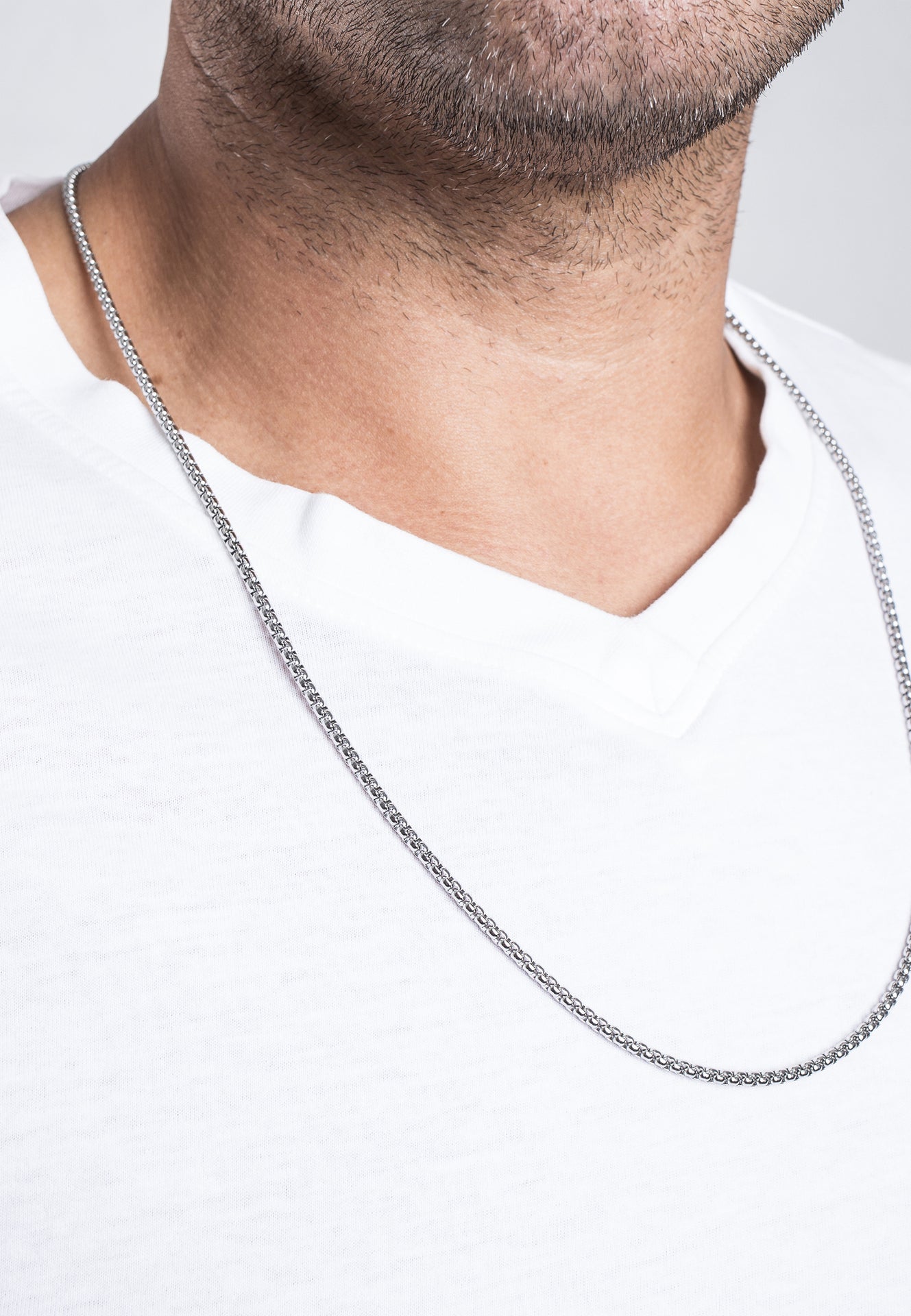 AK-C-BA-01-Akitsune-Baca-Chain-Box-Squared-Rolo-Silver-70cm-Model