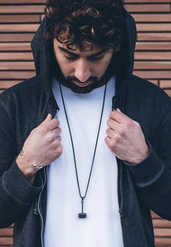 AK-PEN-MAL-01-Akitsune-Malleum-Hammer-Pendant-Necklace-Matte-Black-Mj-lnir-Model