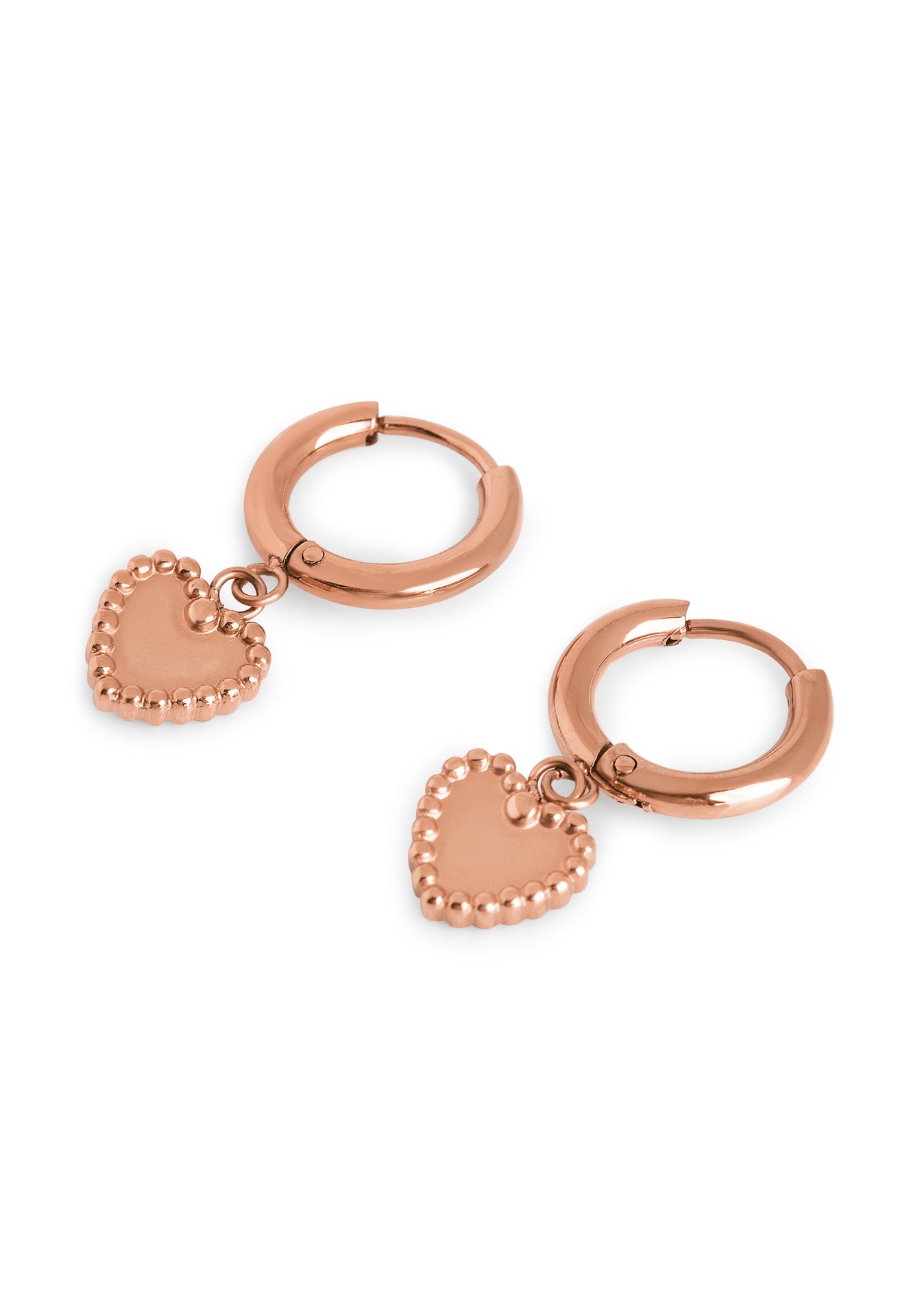 Akitsune-Adoration-Heart-Earring-Rose-Gold-2