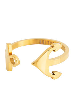 Akitsune-Anchor-Ring-Adjustable-Size-Gold