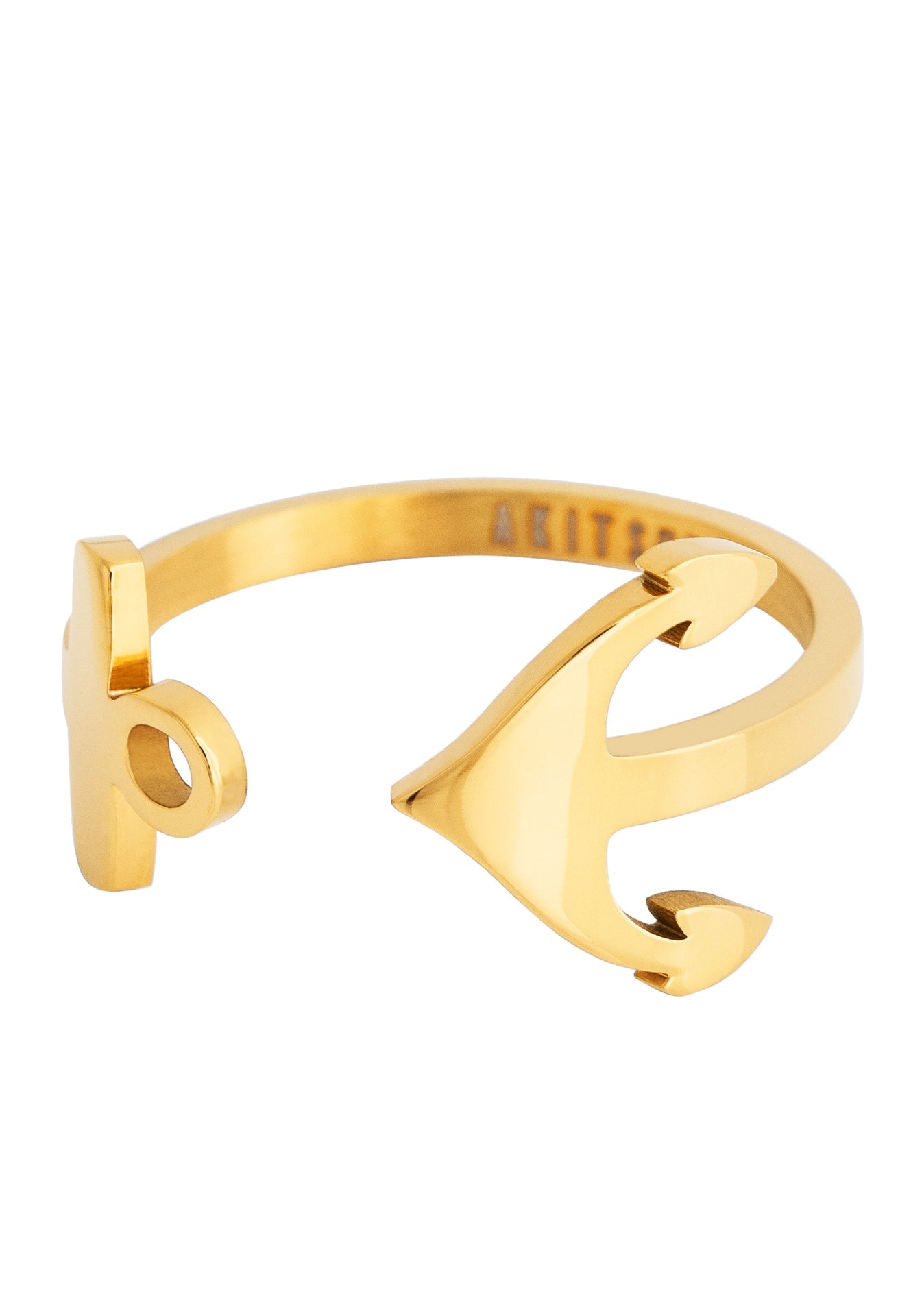 Akitsune-Anchor-Ring-Adjustable-Size-Gold