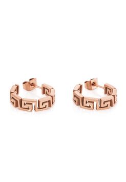 Akitsune-Argius-Meander-Earring-Rose-Gold-Womens-Flat