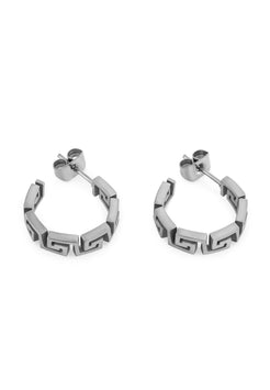 Akitsune-Argius-Meander-Earring-Silver-Womens