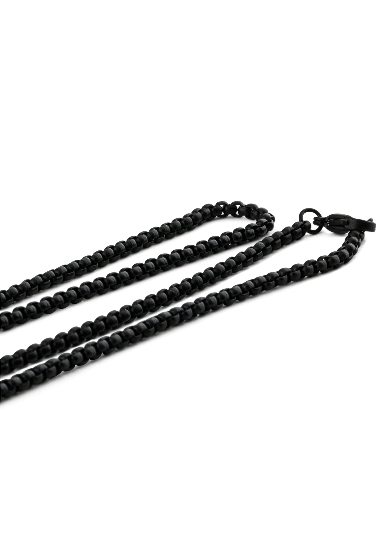 Akitsune-Baca-Chain-70cm-Matte-Black-Detail