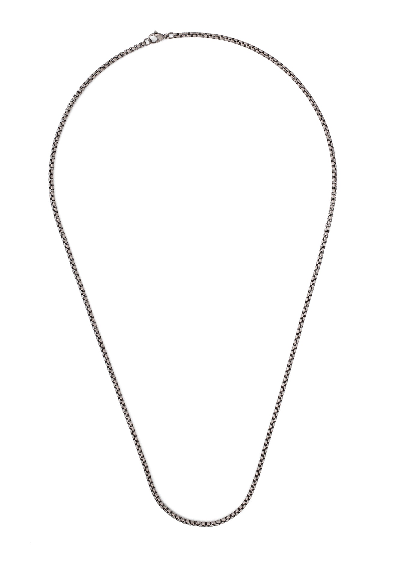 Akitsune-Bacas-Chain-Antique-Silver-70-cm-Box