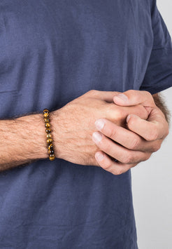 Akitsune-Bracelet-Globae-Tiger-Eye-Yellow-Model-2