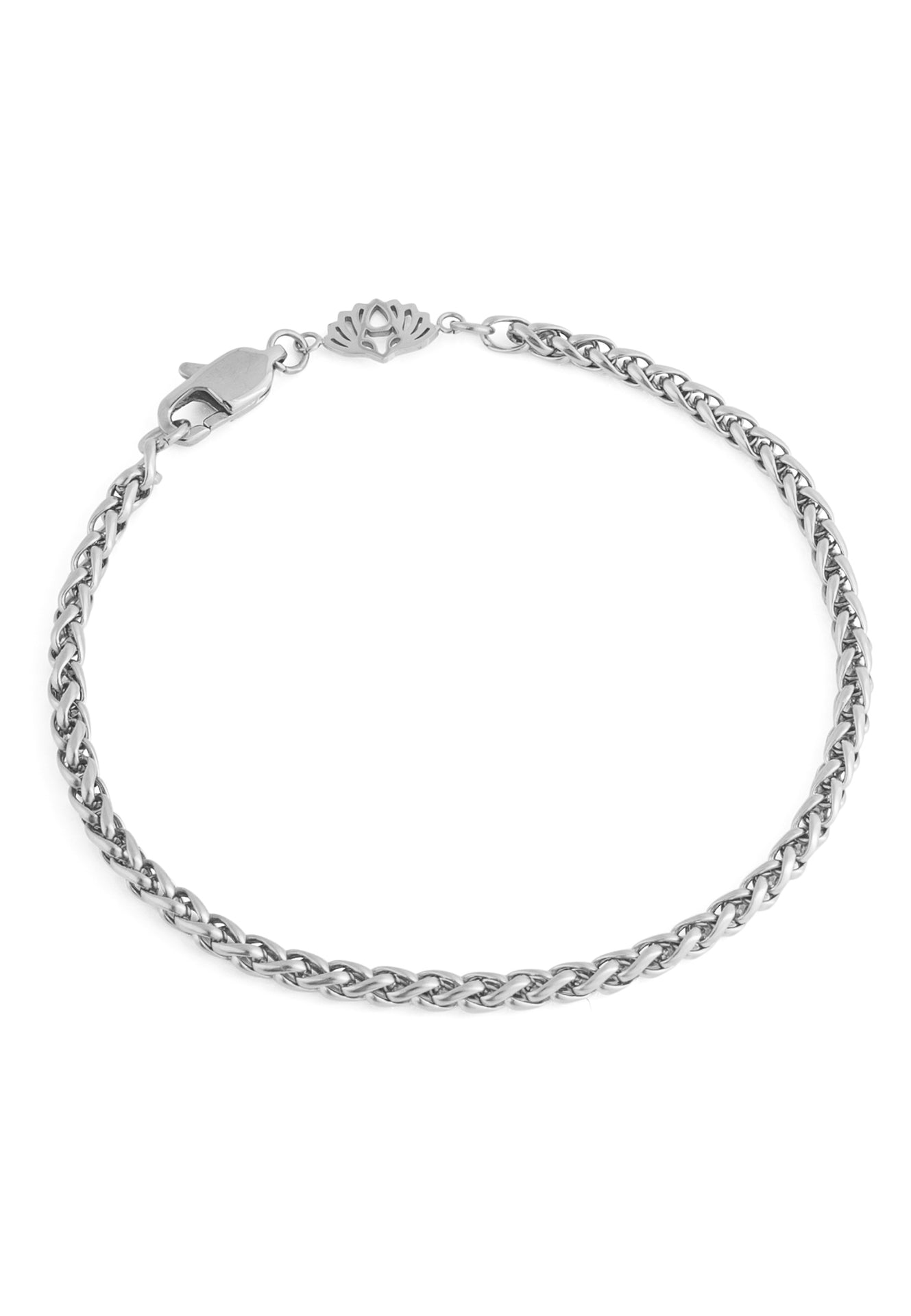 Akitsune-Cor-Wheat-Chain-Bracelet-Silver-2