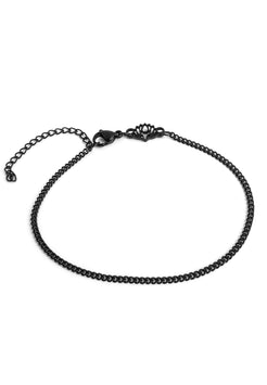 Akitsune-Cuban-Chain-Bracelet-2mm-Matte-Black