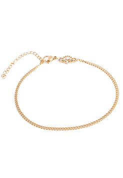Akitsune-Cuban-Chain-Bracelet-Gold-2mm-Lobster