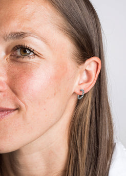 Akitsune-Delight-Earring-Silver-Full-Model-2