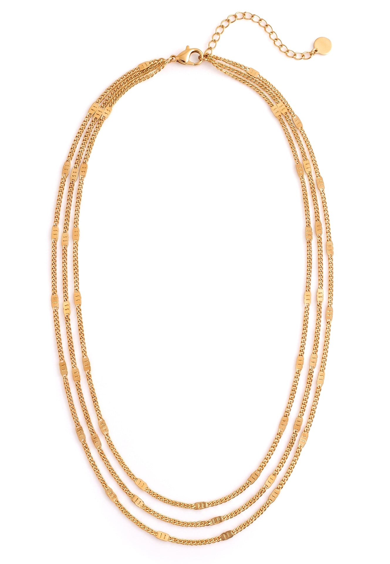 Akitsune Everly Necklace Set gold tone