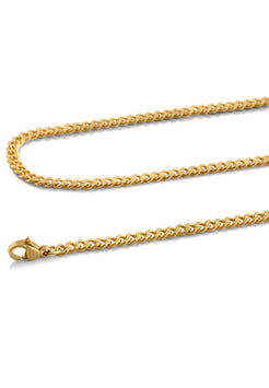 Akitsune-Fibra-Chain-3mm-Gold-Slim