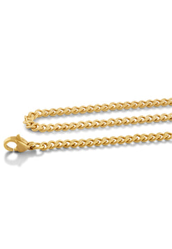 Akitsune-Fibra-Chain-3mm-Gold