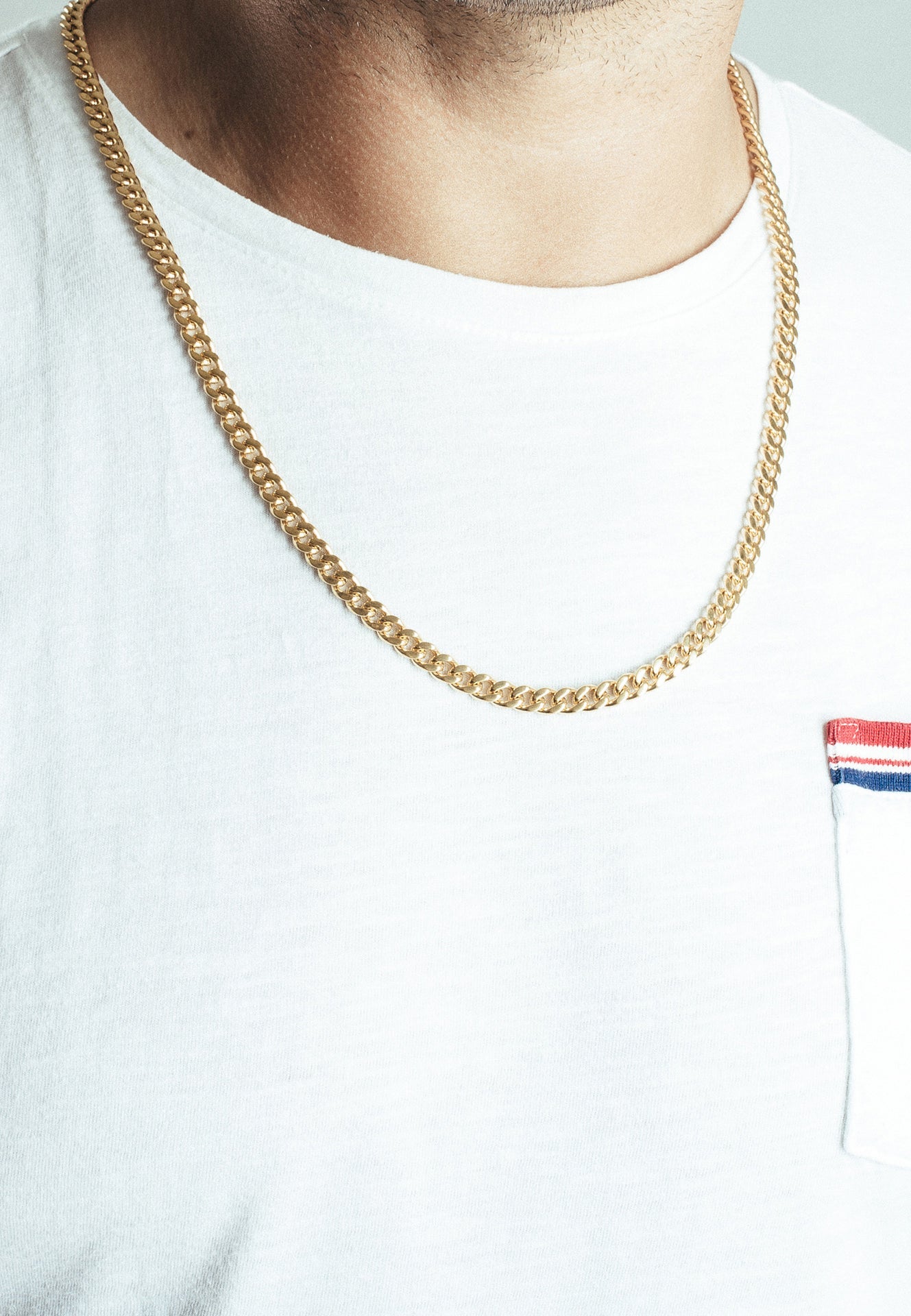 Akitsune-Fibra-Chain-70cm-6mm-Gold-Model