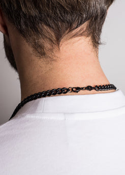 Akitsune-Fibra-Chain-9mm-Matte-Black-Full-1