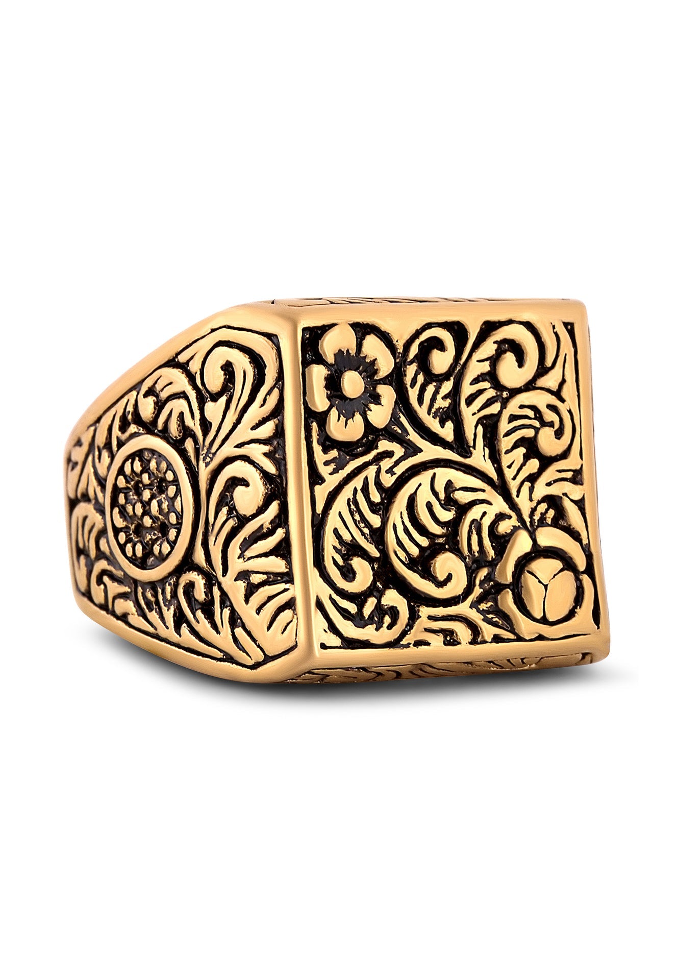 Akitsune-Floris-Ring-Gold-Side