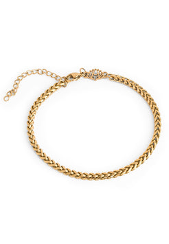 Akitsune-Franco-Chain-Bracelet-Gold-3mm