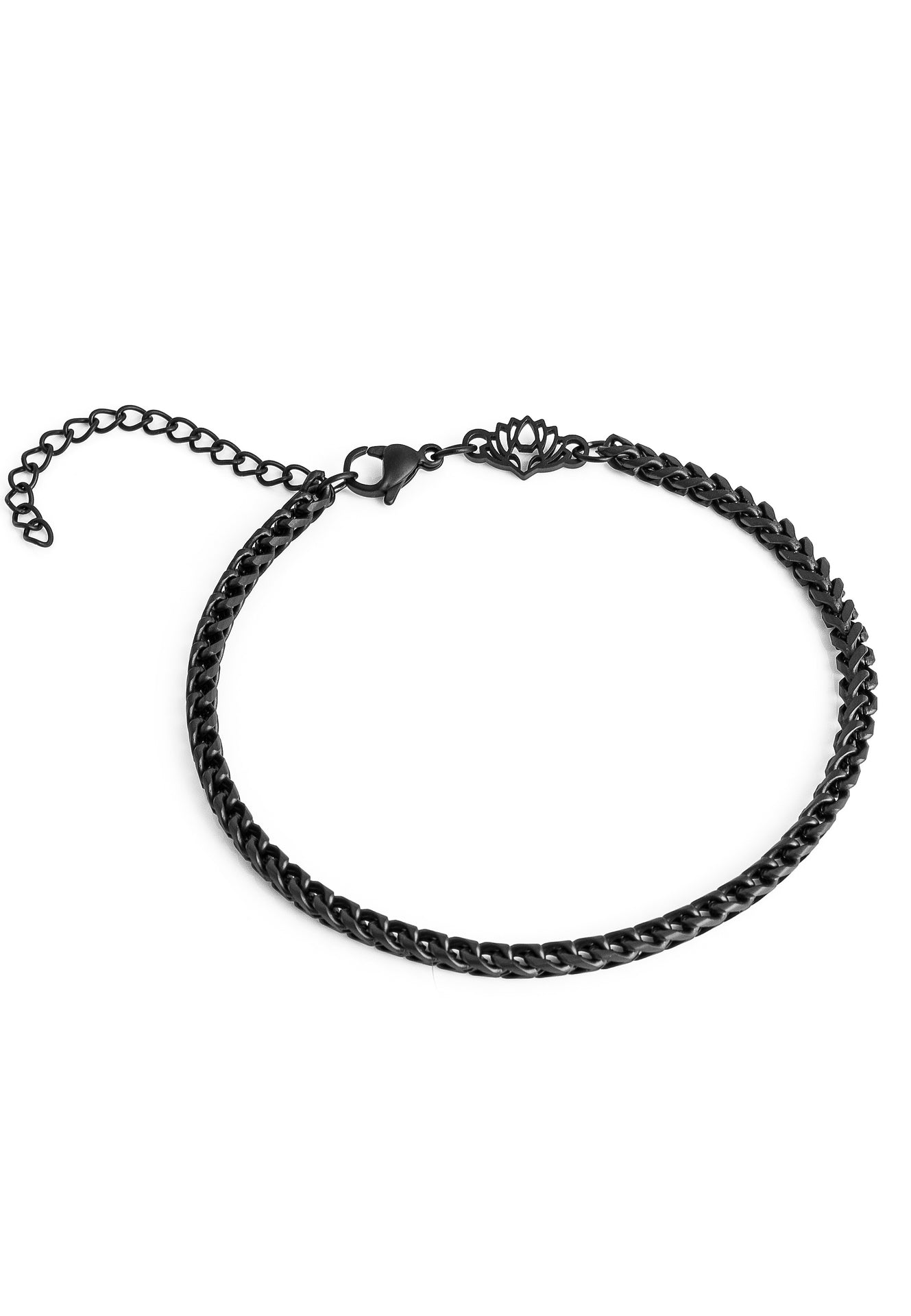 Akitsune-Franco-Chain-Bracelet-Matte-Black-3mm