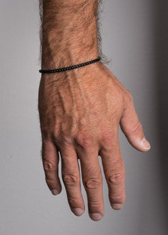 Akitsune-Franco-Chain-Bracelet-Matte-Black-Model-3