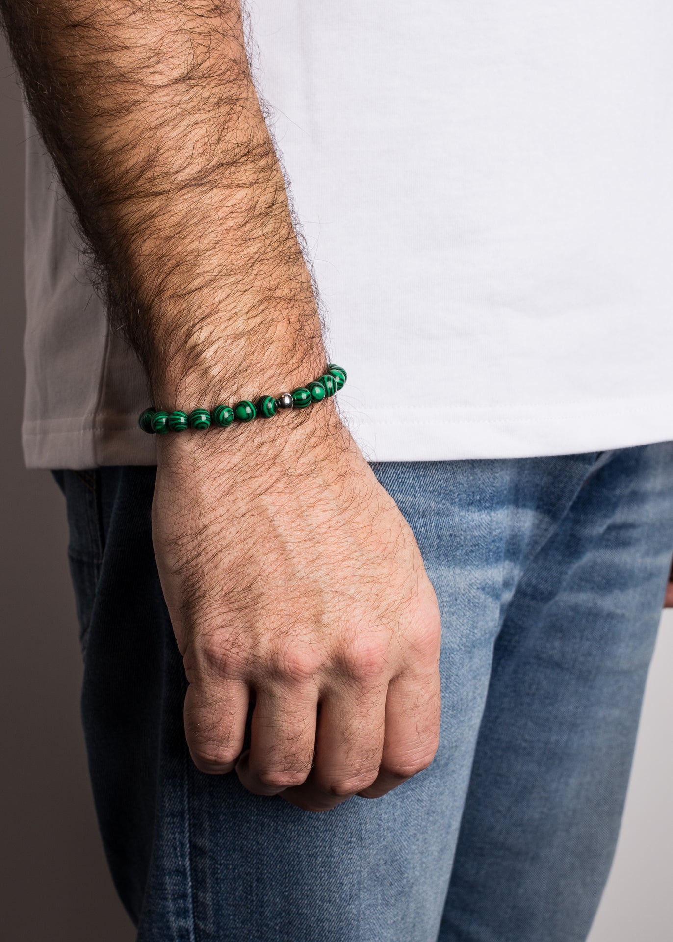 Akitsune-Globae-Beaded-Bracelet-Artificial-Malachite-6