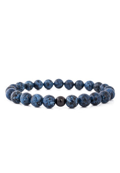Akitsune-Globae-Beaded-Bracelet-Marble-Blue-2