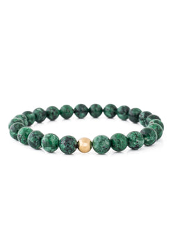 Akitsune-Globae-Beaded-Bracelet-Marble-Green-2
