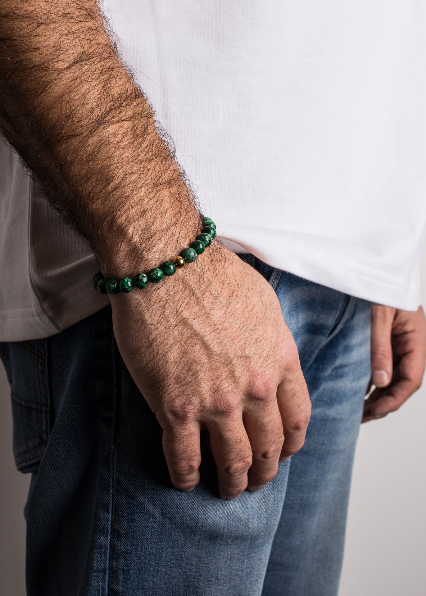 Akitsune-Globae-Beaded-Bracelet-Marble-Green-5