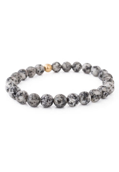 Akitsune-Globae-Beaded-Bracelet-Marble-Grey-1