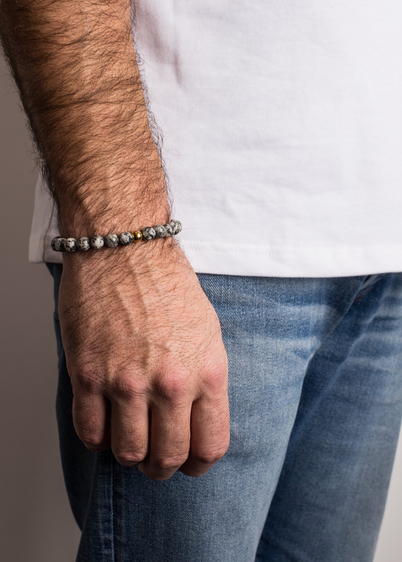 Akitsune-Globae-Beaded-Bracelet-Marble-Grey-6