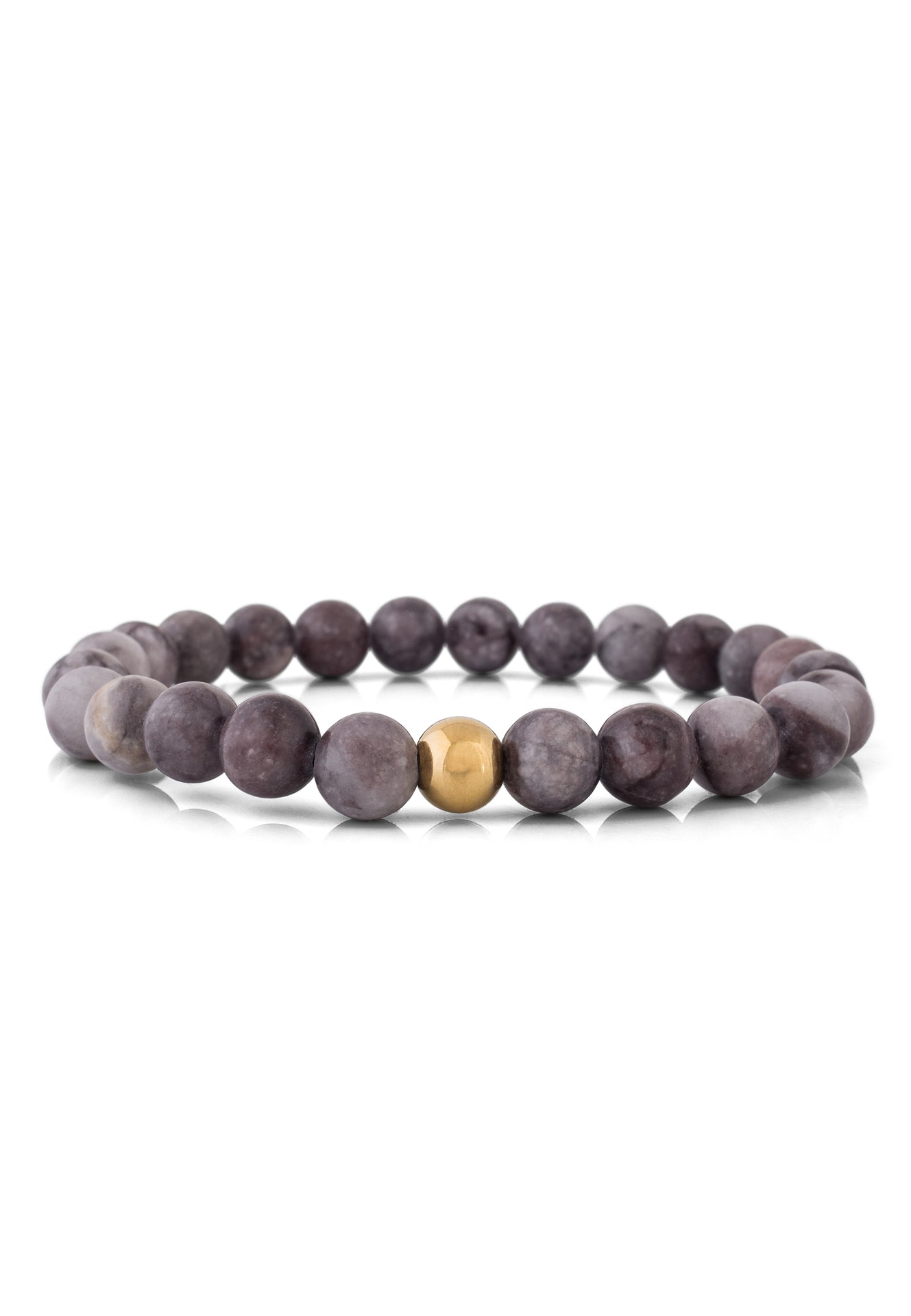 Akitsune-Globae-Bracelet-Purple-Wood-Grain-Stone-Model-1