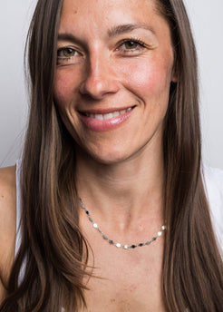 Akitsune-Grace-Necklace-Silver-Model-2