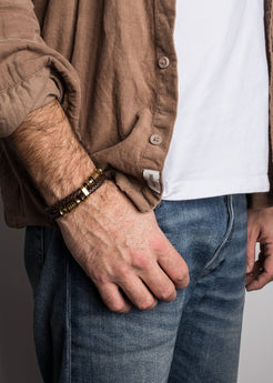 Akitsune-Gracilitas-Leather-Bracelet-Gold-Brown-7