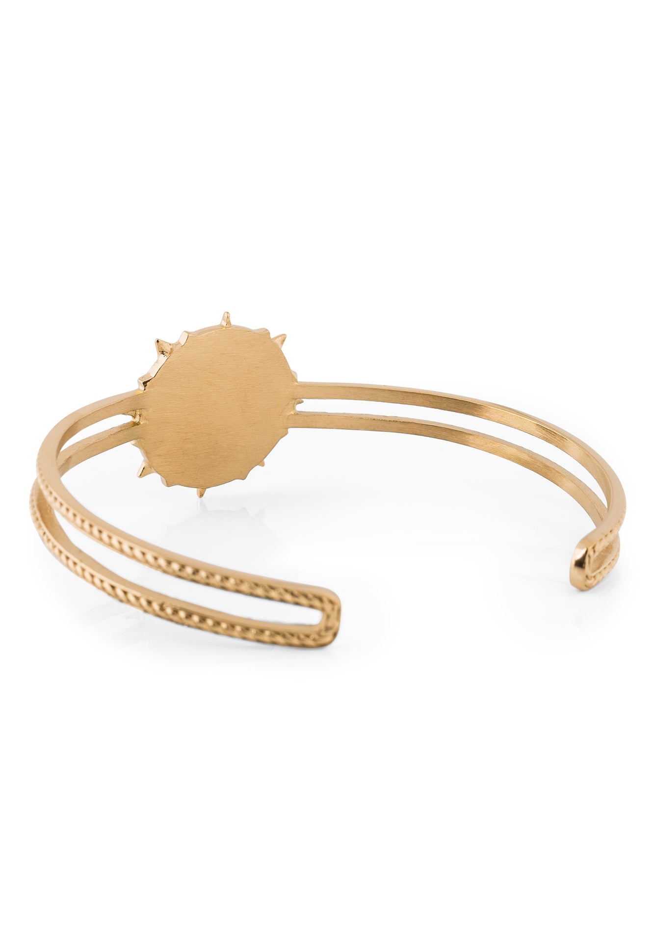 Akitsune-Guidance-Bangle-Gold-Compass-North-Star-5