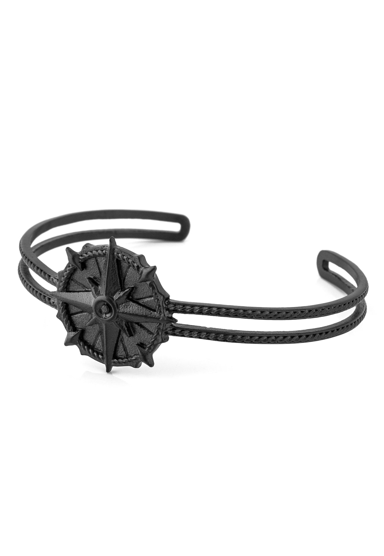 Akitsune-Guidance-Bangle-North-Start-Compass-Matte-Black-5