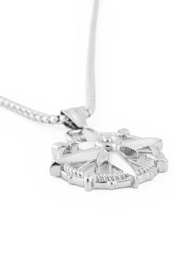 Akitsune-Guidance-Pendant-Silver-Lobster-Necklace