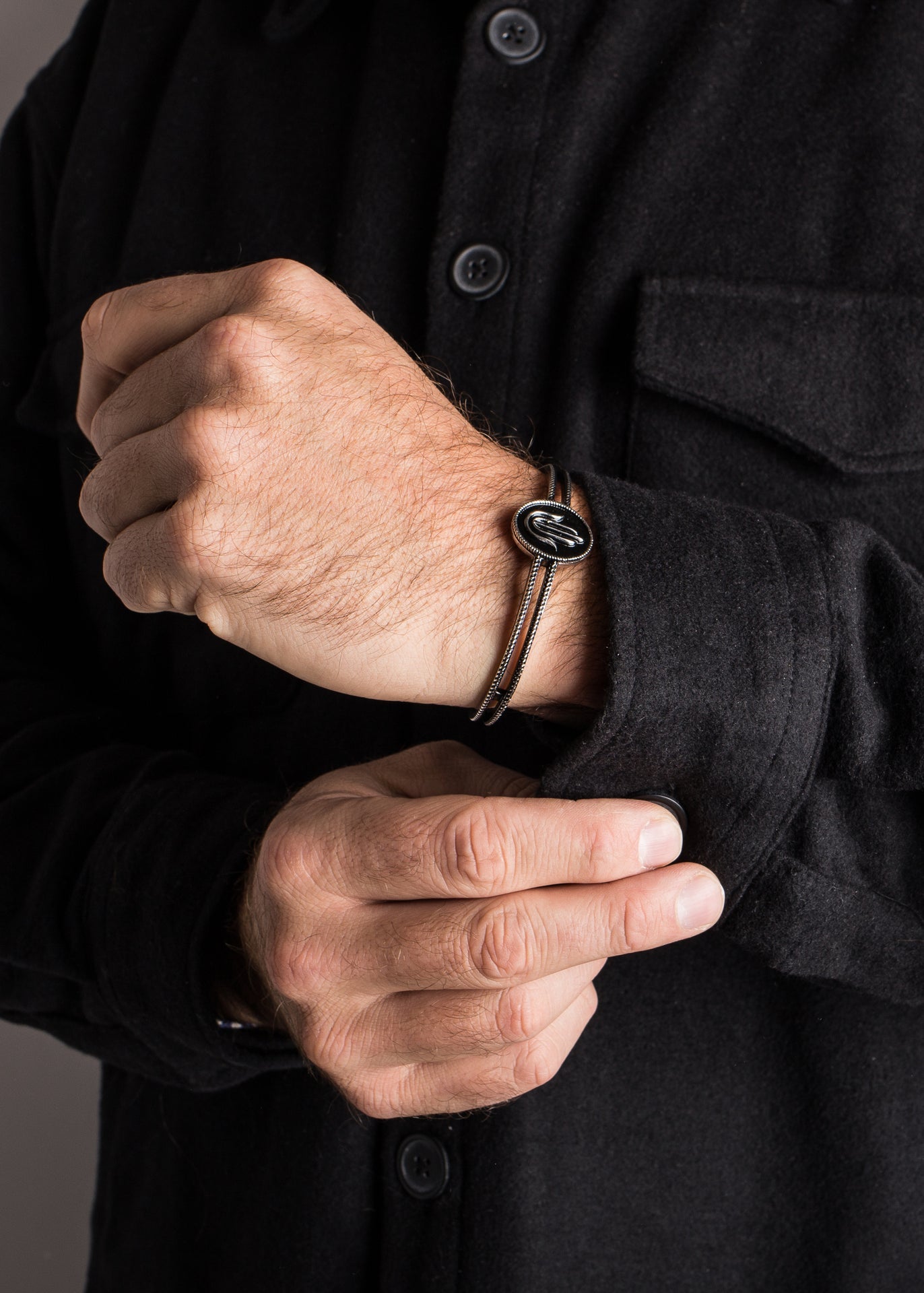 Akitsune-Hamsa-Bangle-Bracelet-Antique-Silver-Hand-of-Fatima-7