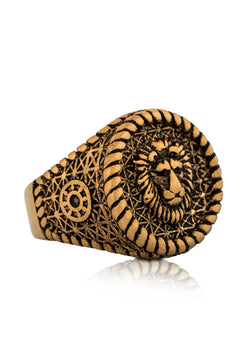 Akitsune-Imperator-Ring-Antique-Gold-Side