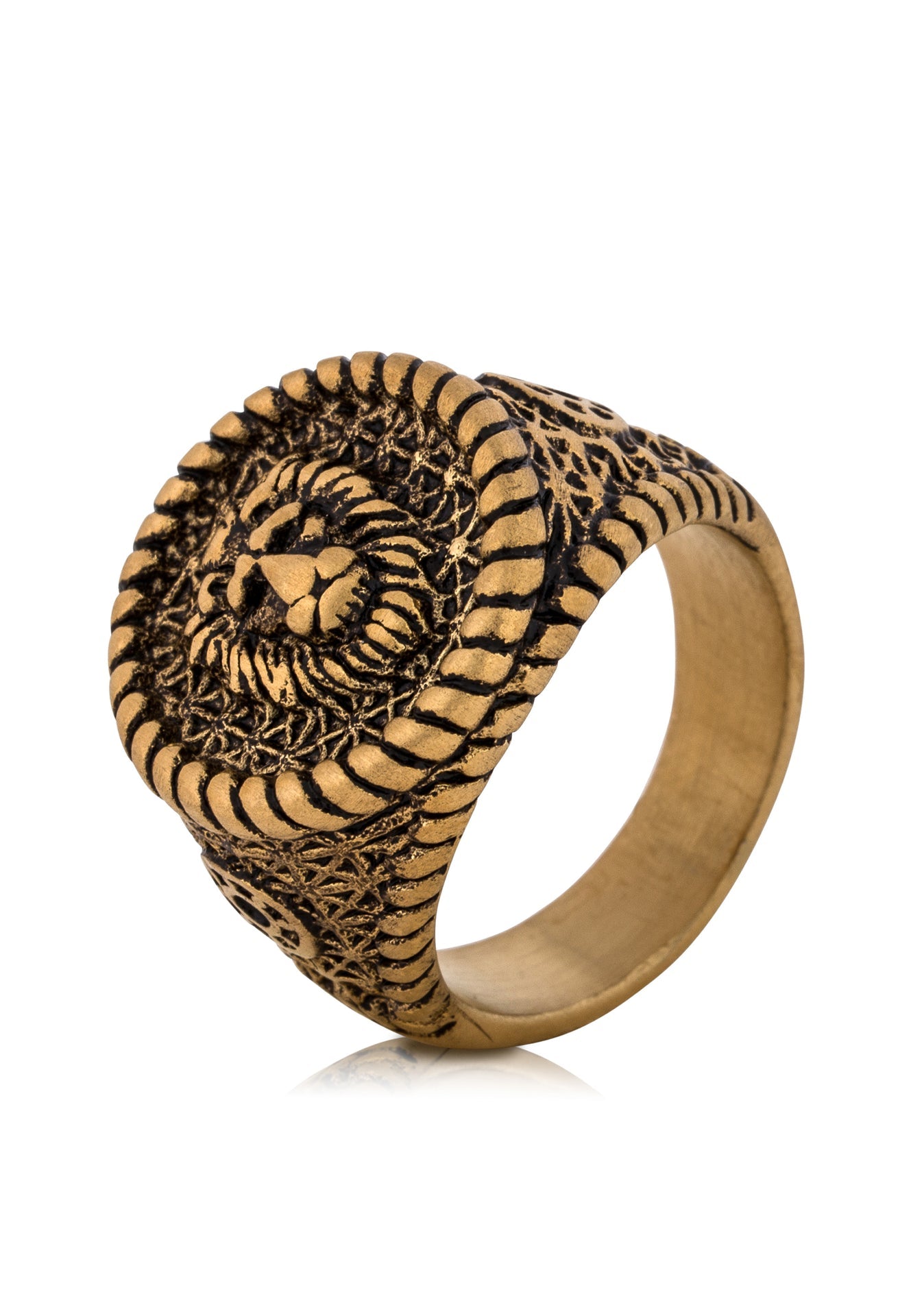 Akitsune-Imperator-Ring-Antique-Gold-Up