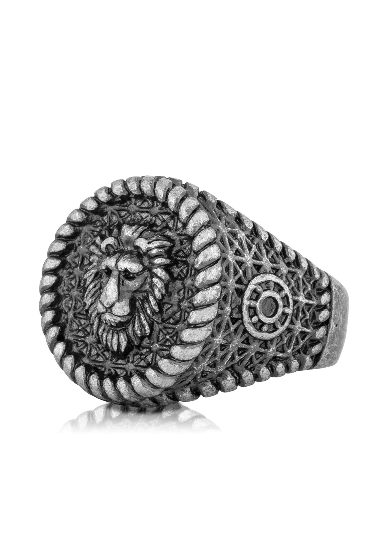 Akitsune-Imperator-Ring-Antique-Silver
