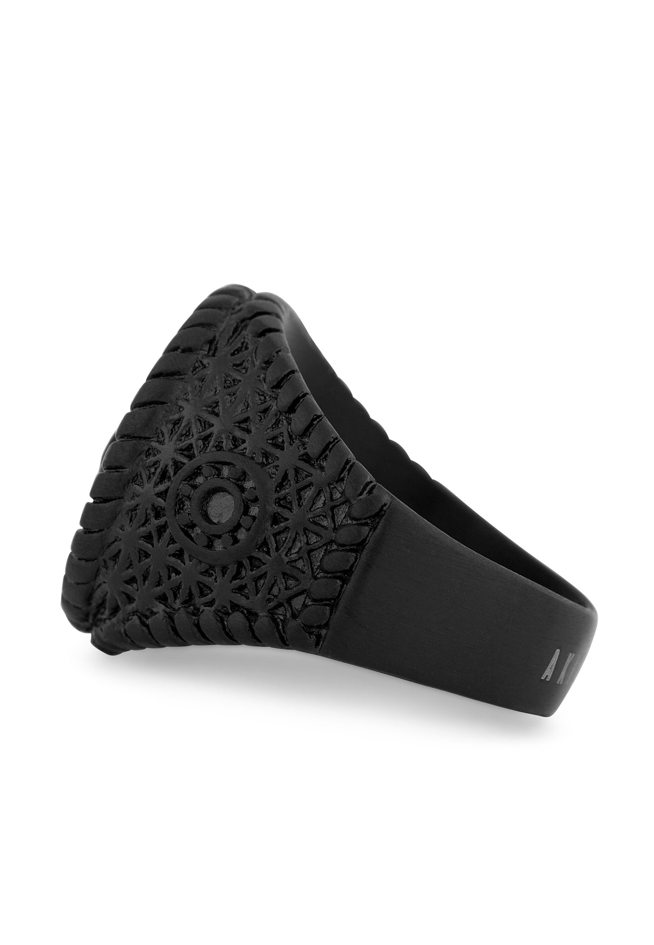 Akitsune-Imperator-Ring-Matte-Black-Signet-Roman