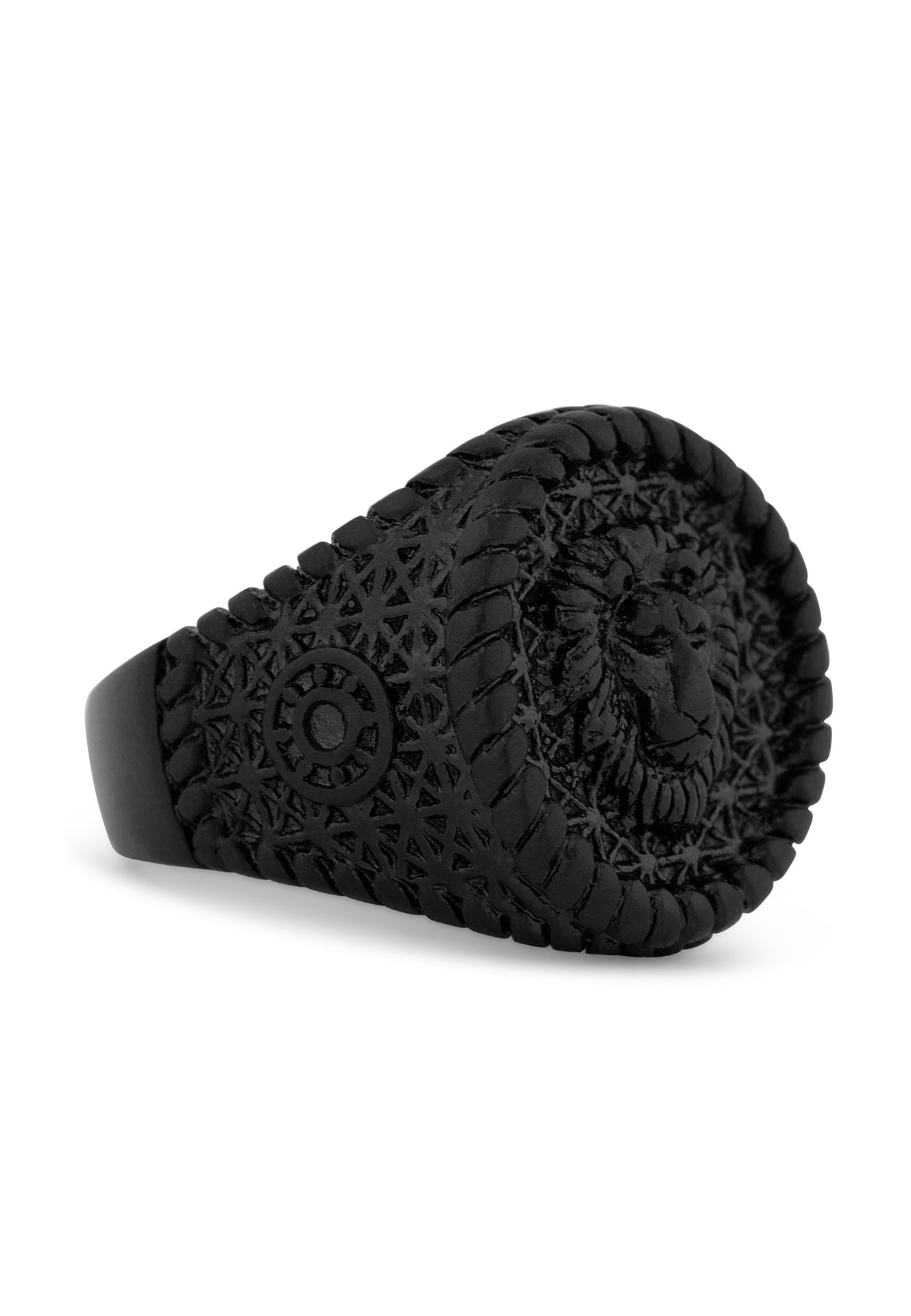 Akitsune-Imperator-Ring-Matte-Black-Signet-Side