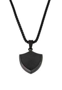 Akitsune-Insignia-Pendant-Matte-Black-Shield