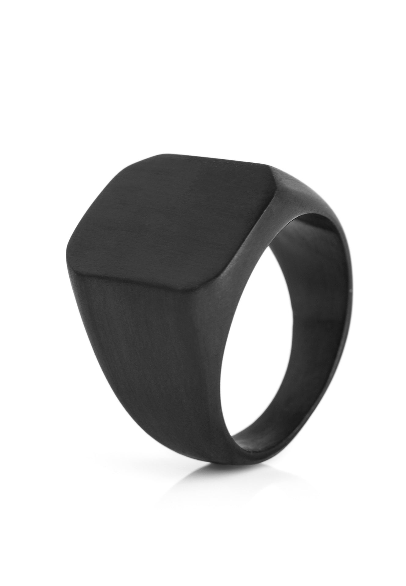 Akitsune-Iustitia-Signet-Ring-Matte-Black