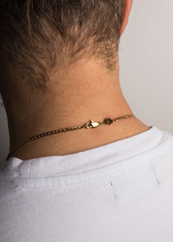 Akitsune-Magnas-Chain-Link-Gold-Model-Figaro-70-Back